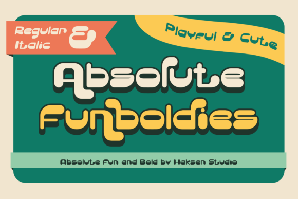 Absolute Funboldies: A Retro Display Font for Modern Branding