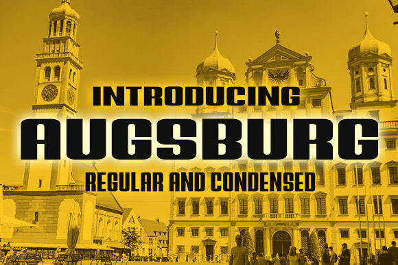 Augsburg Display Font for Web Design