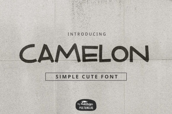 Camelon: A Display Font for Creative Crafters