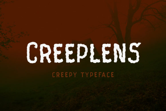 Creeplens: A Spooky Display Font for Mysterious Branding