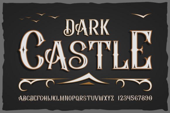 Dark Castle: A Bold Vintage Font for Branding