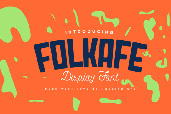 Folkafe: A Bold Display Font for Eye-Catching Campaigns