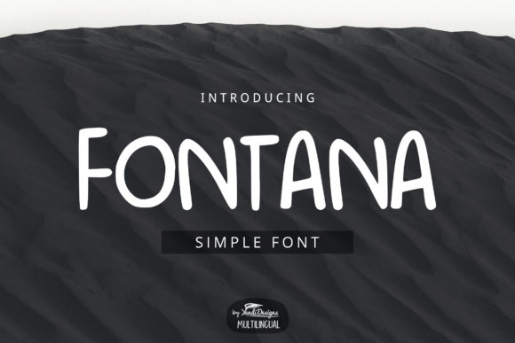 Fontana: A Simple Display Font for Creative Crafters
