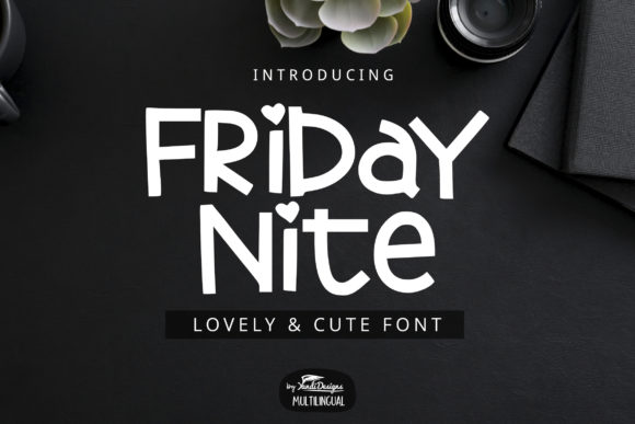 Friday Nite: A Display Font That Elevates Your Web Design