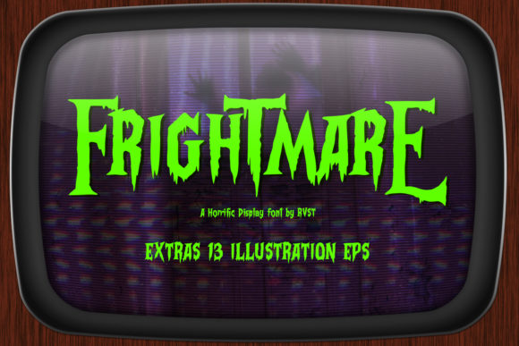 Frightmare Font for Craft Creations