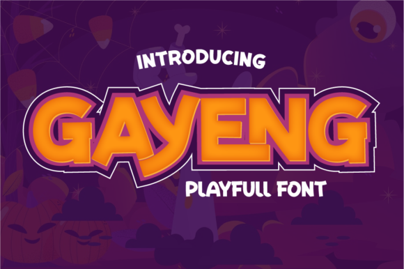 Gayeng: A Playful Display Font for Bold Branding