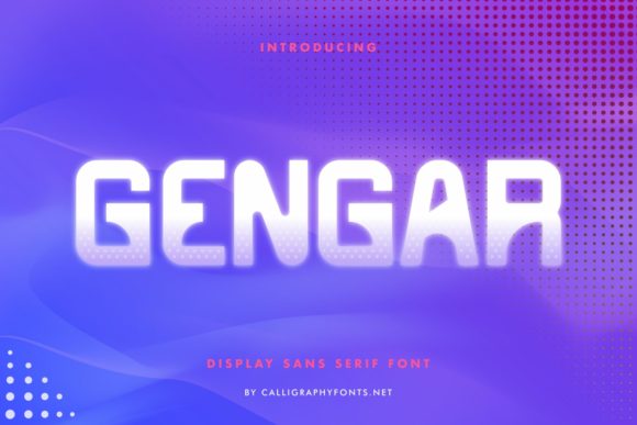 Gengar Font for Handmade Creations