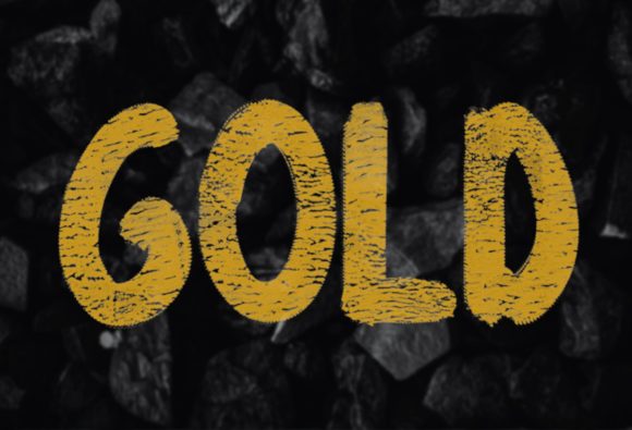 Gold Font for Bold Digital Branding