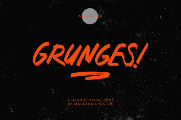 Grunges: A Bold Display Font for Impactful Branding