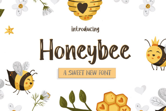 Honeybee Font for Editorial Design and Branding