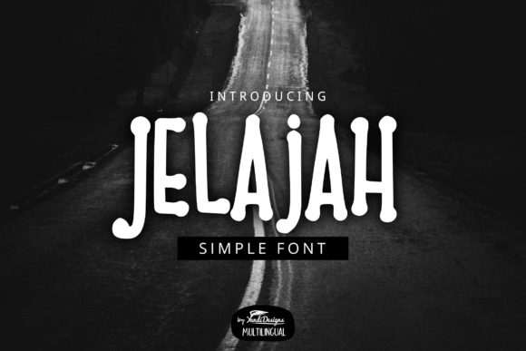 Jelajah: A Bold Display Font for Digital Design