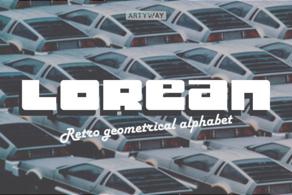 Lorean Display Font for Bold Editorial Design