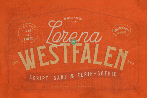 Lorena in Westfalen: A Display Font for Modern Web Design