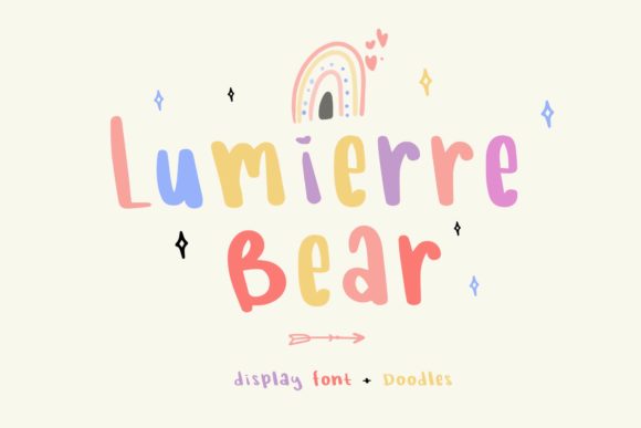 Lumierre Bear: A Playful Display Font for Editorial Projects