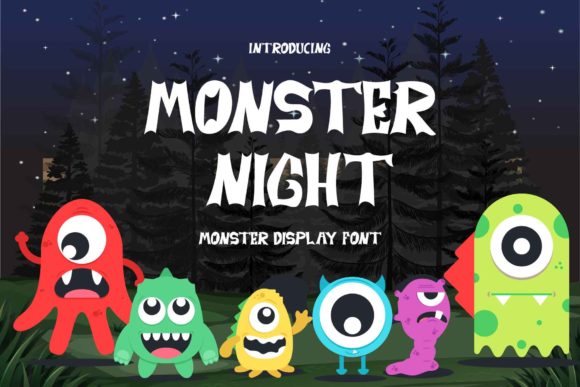Monster Night: A Font That Speaks Volumes in Campaign Design