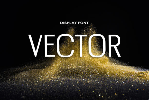Vector: A Display Font for Bold Visual Statements