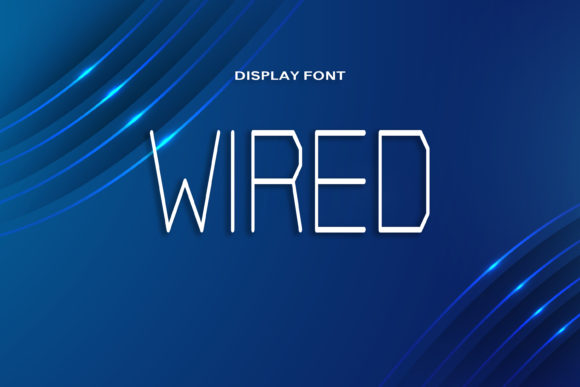Wired Font for Web Design Projects